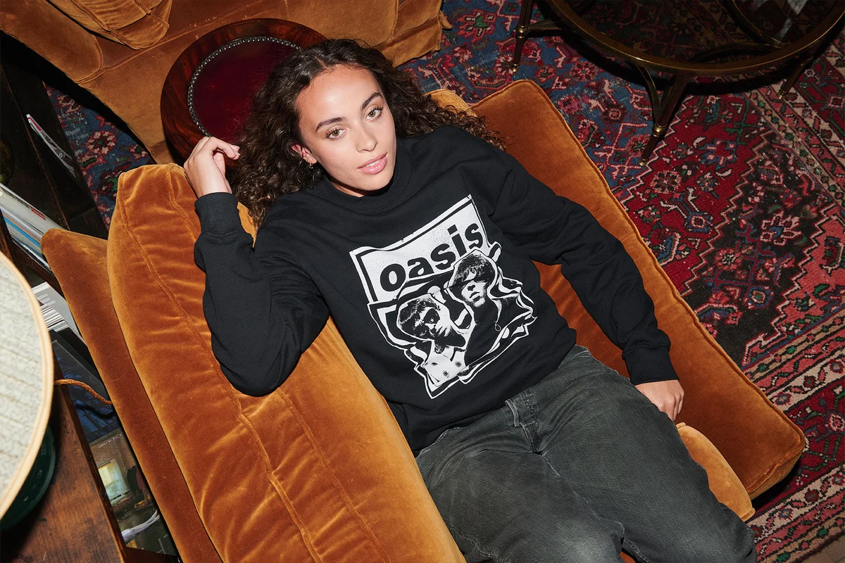 Live '25 Cut Out Photo Sweatshirt Black — immagine 2