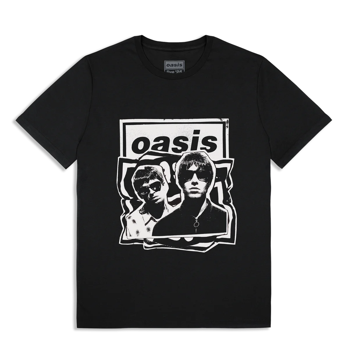 Live '25 Cut Out Photo Tour T-Shirt Black — immagine 2