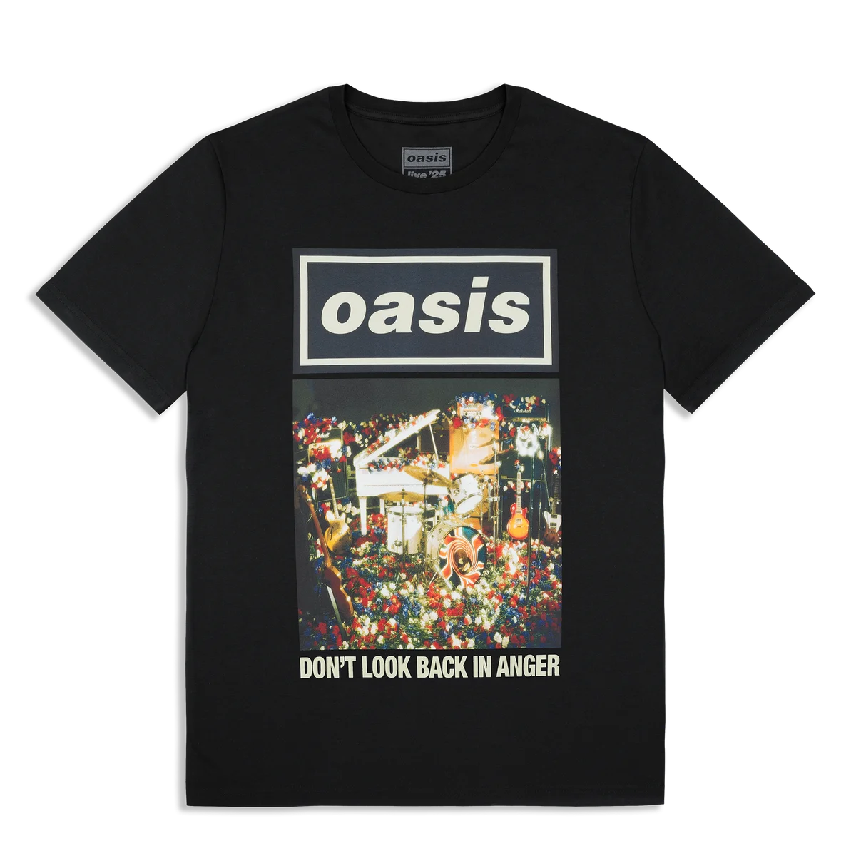 Don't Look Back In Anger Cover T-Shirt Black