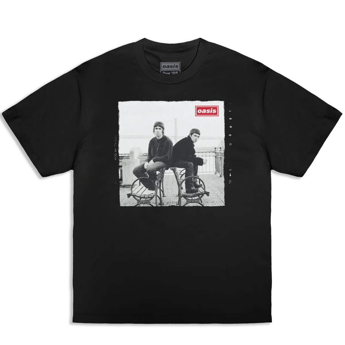 Live '25 Film Photo Heavyweight T-Shirt Black