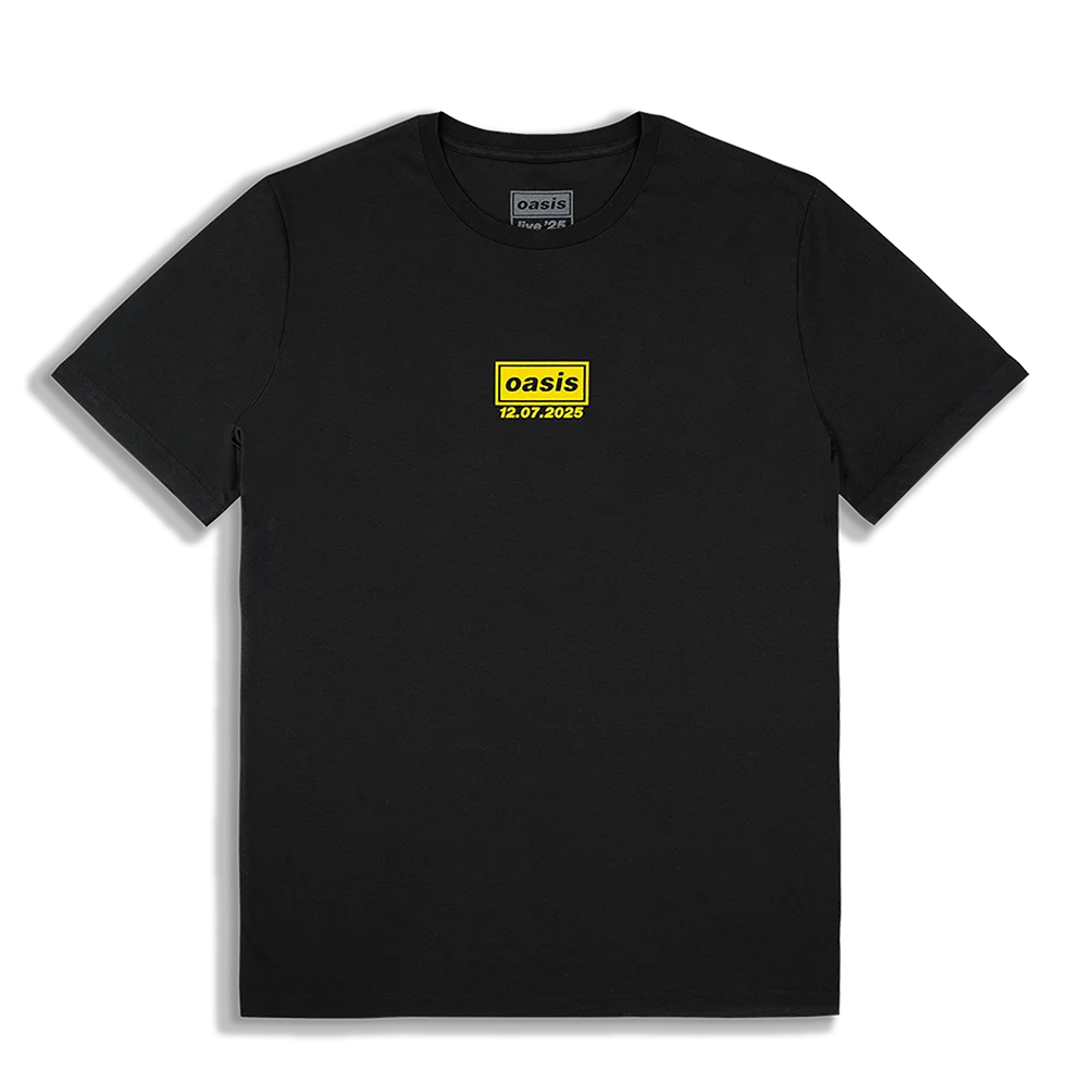Live '25 Manchester Event T-Shirt Black — immagine 3