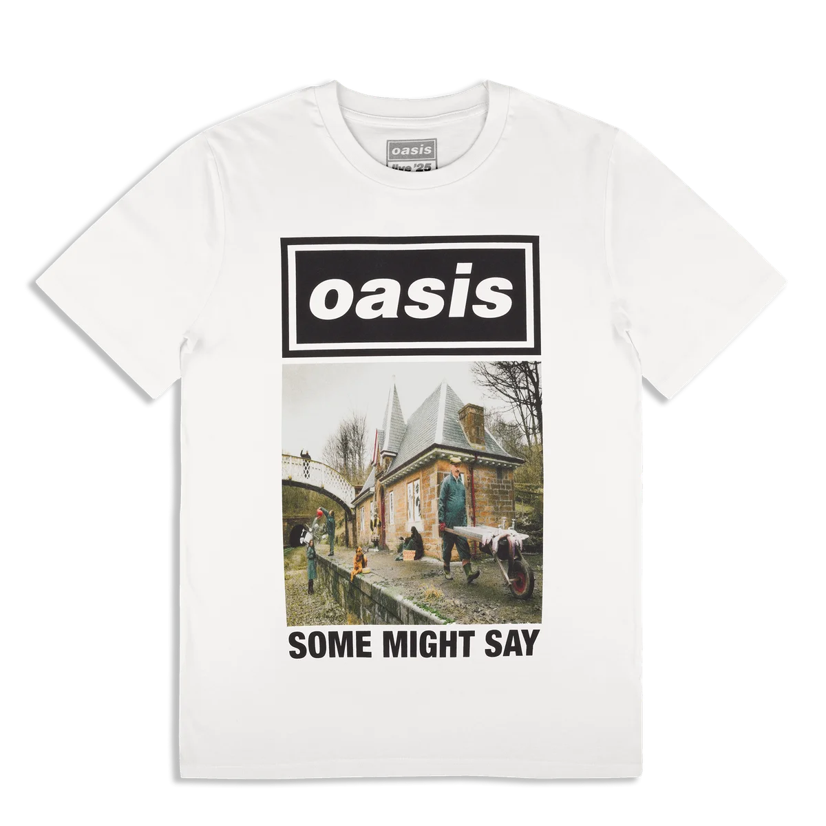 Some Might Say Cover T-Shirt White