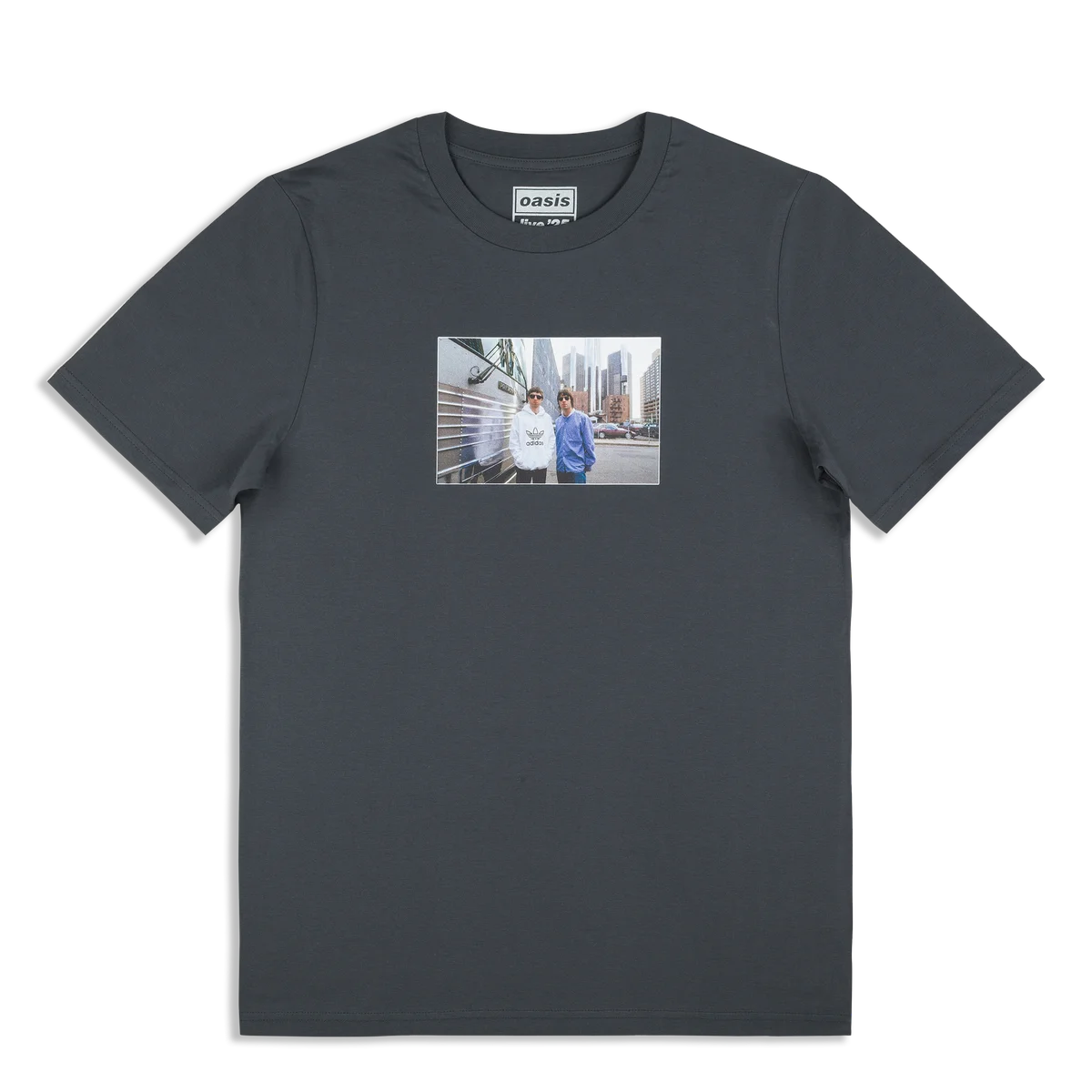 Detroit Bus Photo T-Shirt Faded Black