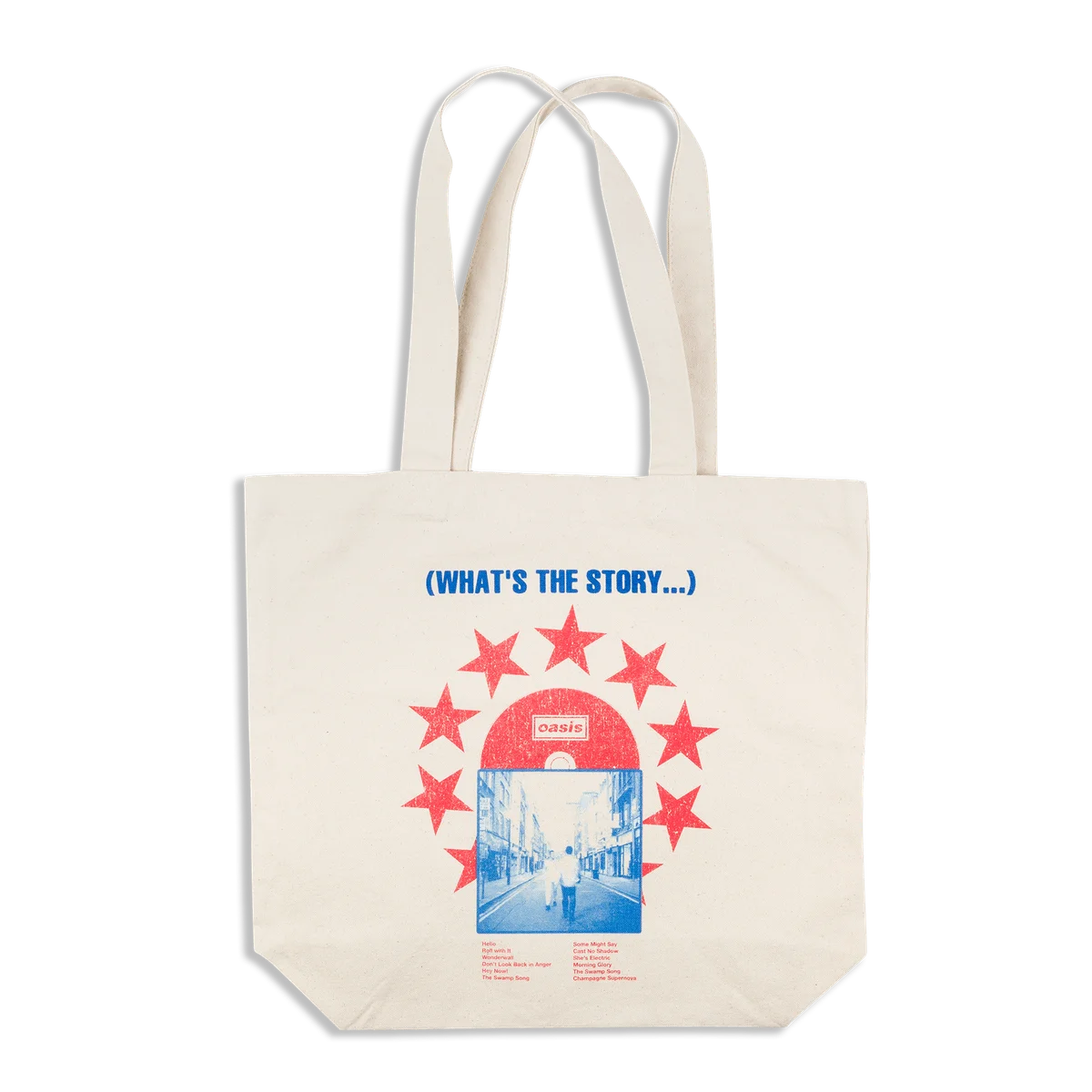 What's The Story Star Tote Bag Natural