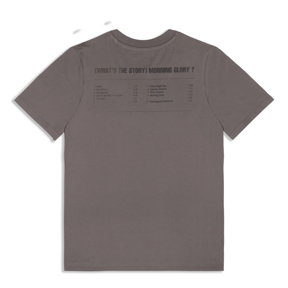 What's The Story Tracklist Heavyweight T-Shirt Faded Brown — immagine 2