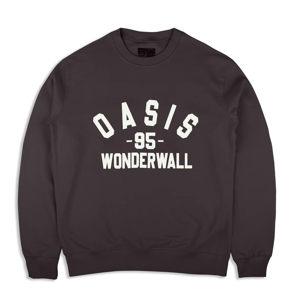 Wonderwall Varsity Sweatshirt Faded Black