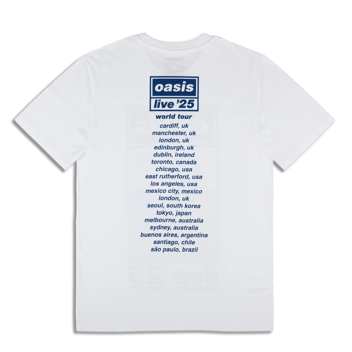 Live '25 World Tour T-Shirt White — immagine 2