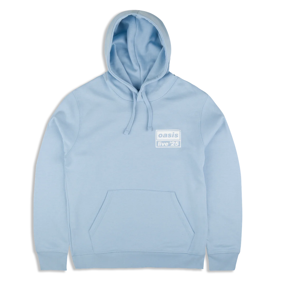 Live '25 Distressed Tour Logo Hoodie Blue