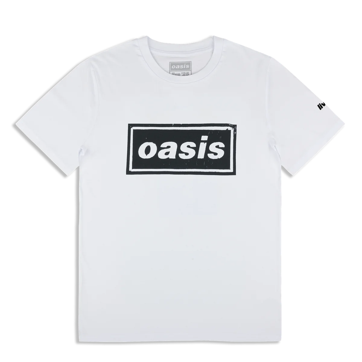 Live '25 Stencil Logo T-Shirt White